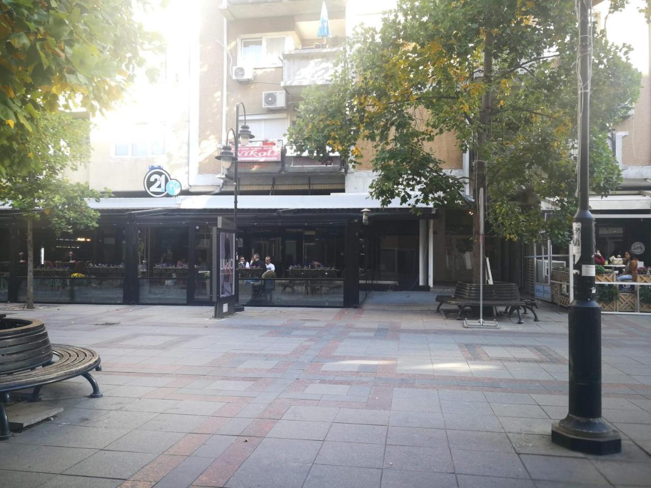 Brick Apartment On Macedonia Pedestrian Street Szkopje Kültér fotó